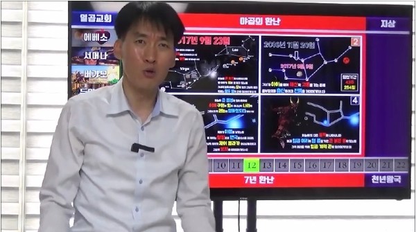 2017년 9월 23일을 휴거일로 정했다가 날짜를 옮긴 최호영 씨